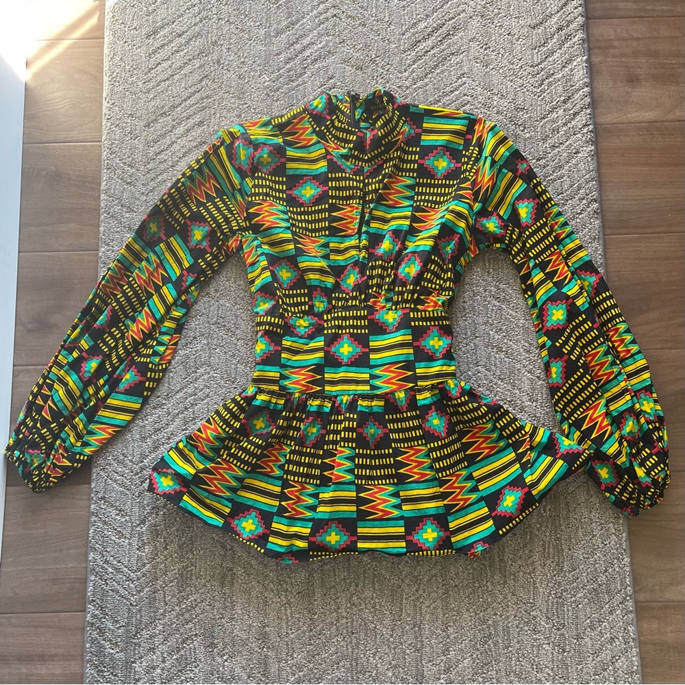 African Print top